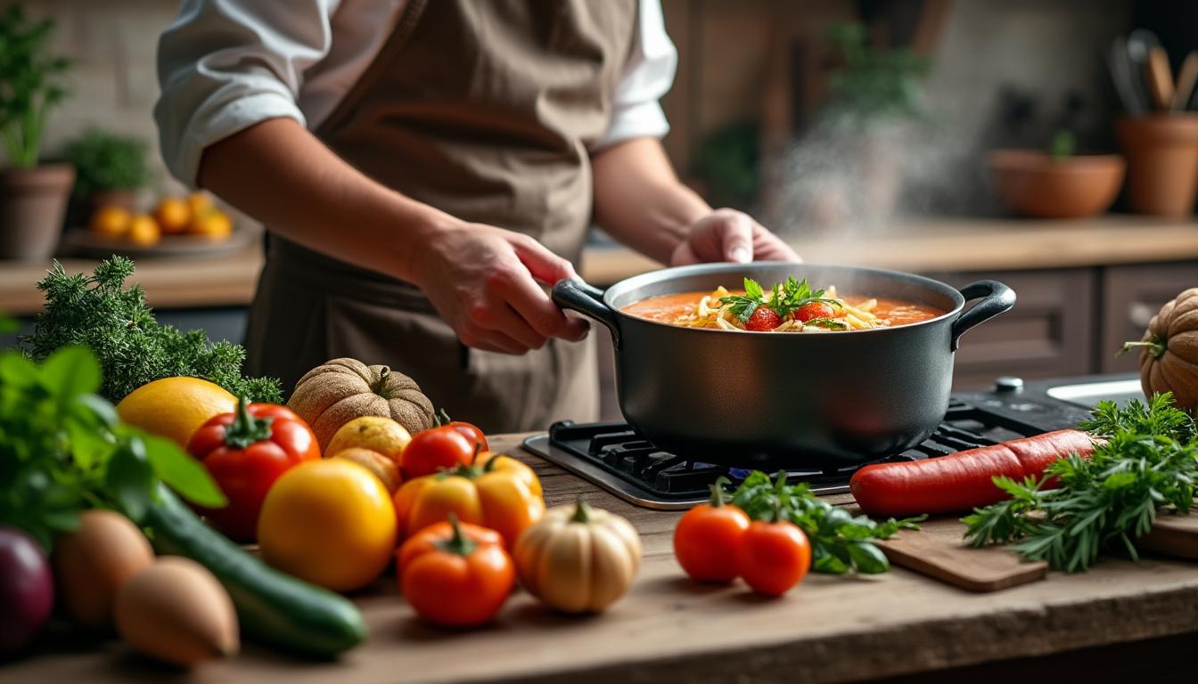 découvrez notre recette rapide et facile pour préparer une soupe de cranquettes savoureuse en un rien de temps. idéale pour régaler vos convives, cette soupe riche en saveurs vous attend dans notre guide étape par étape. ne manquez pas de rehausser vos soirées avec ce plat réconfortant !