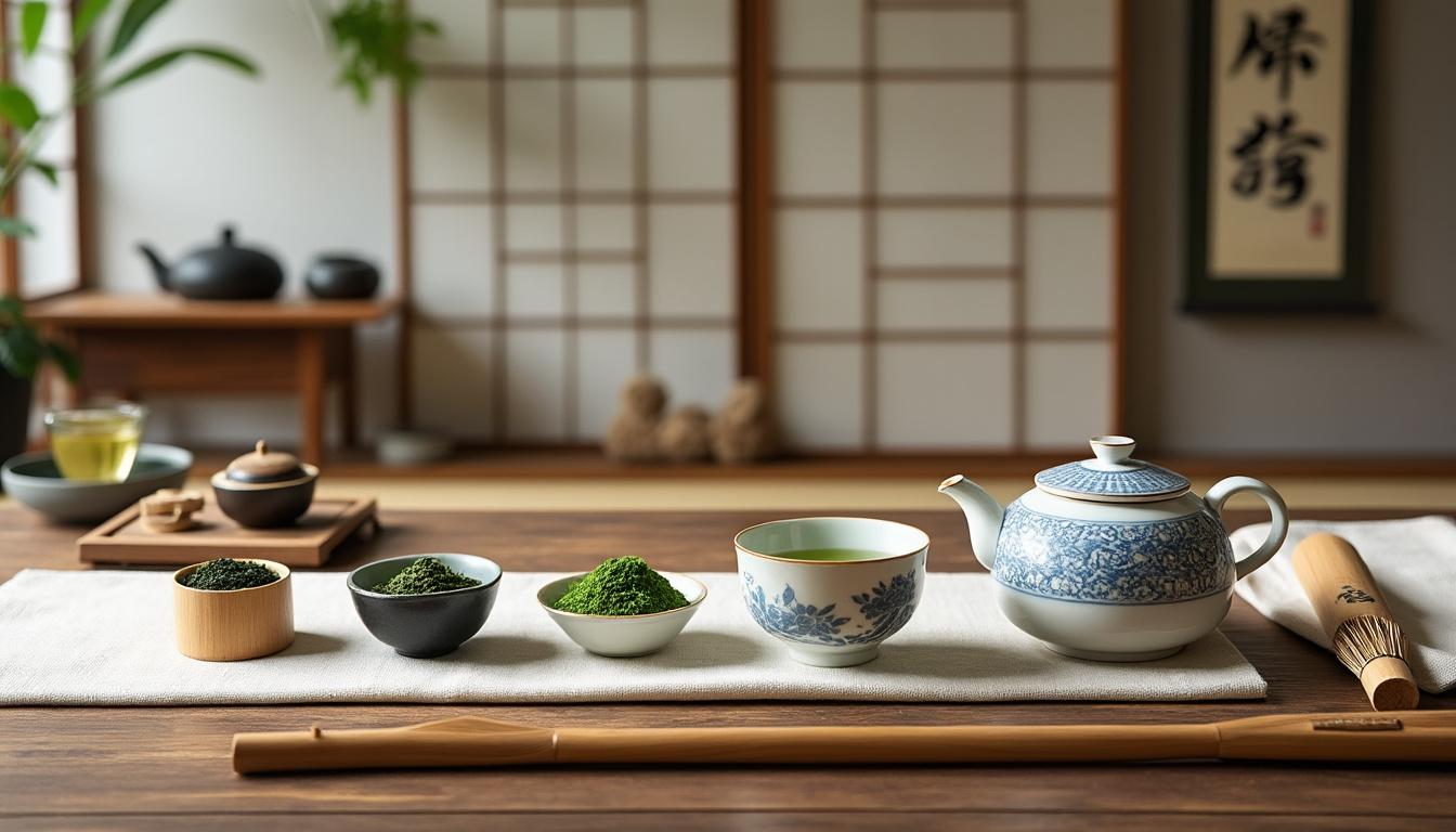 explorez notre sélection de thés verts japonais finement moulus, alliant saveurs délicates et bienfaits pour la santé. un voyage sensoriel qui émerveillera vos papilles et enrichira votre expérience de dégustation.