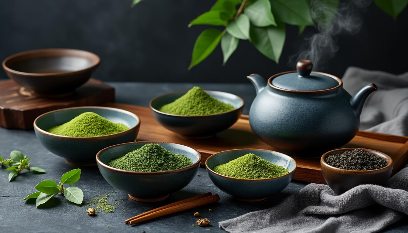 découvrez des variétés de thé vert japonais moulu finement, alliant saveurs authentiques et bienfaits pour la santé. plongez dans l'univers du matcha et savourez des infusions délicates qui éveilleront vos sens.