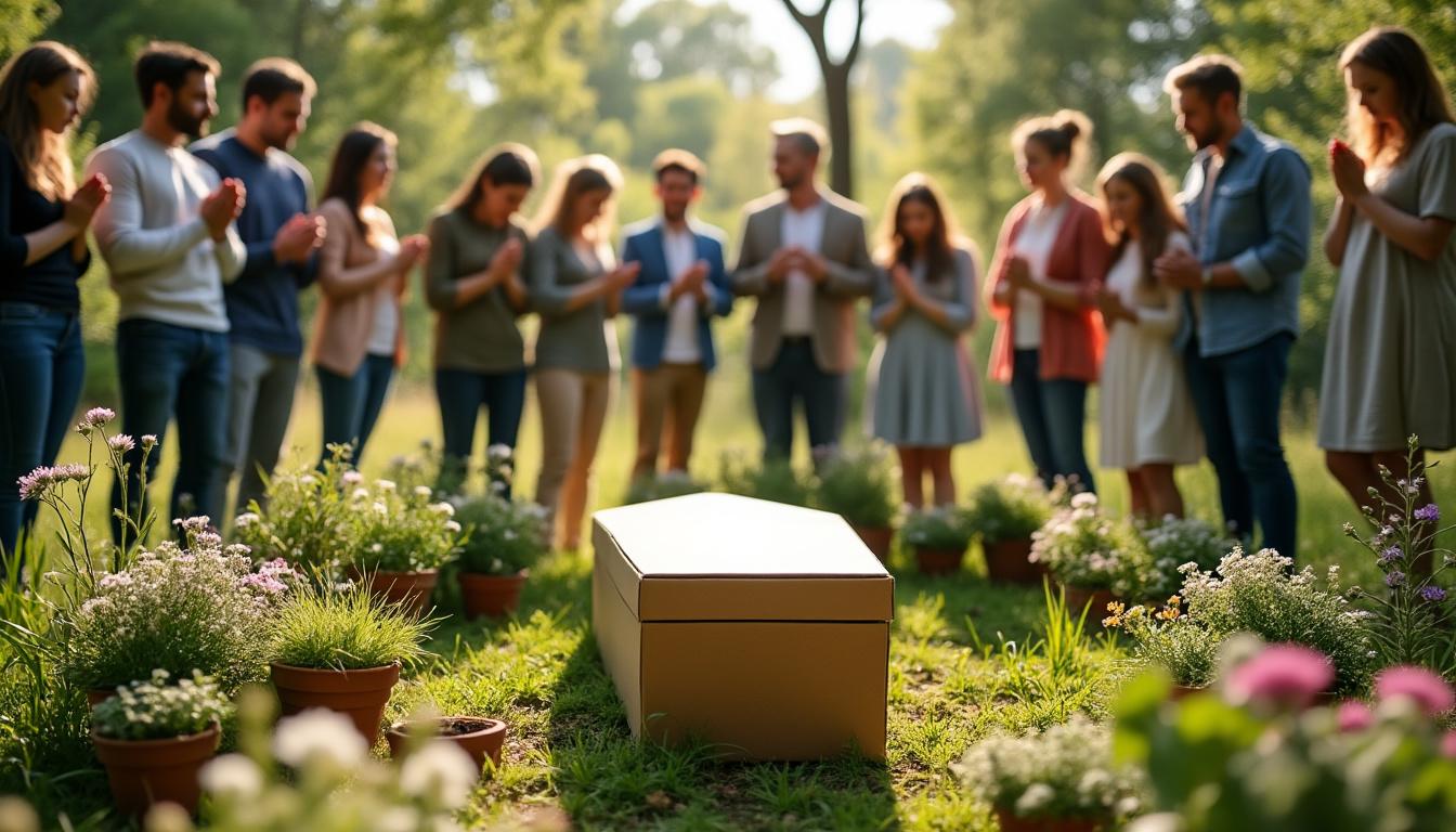 découvrez comment les cerceaux en carton offrent une solution économique, écologique et respectueuse pour les familles en deuil, tout en maintenant la dignité des funérailles.