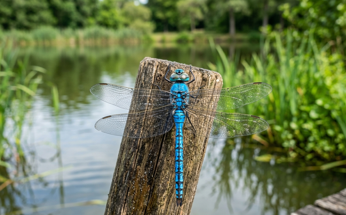 bleu libellule