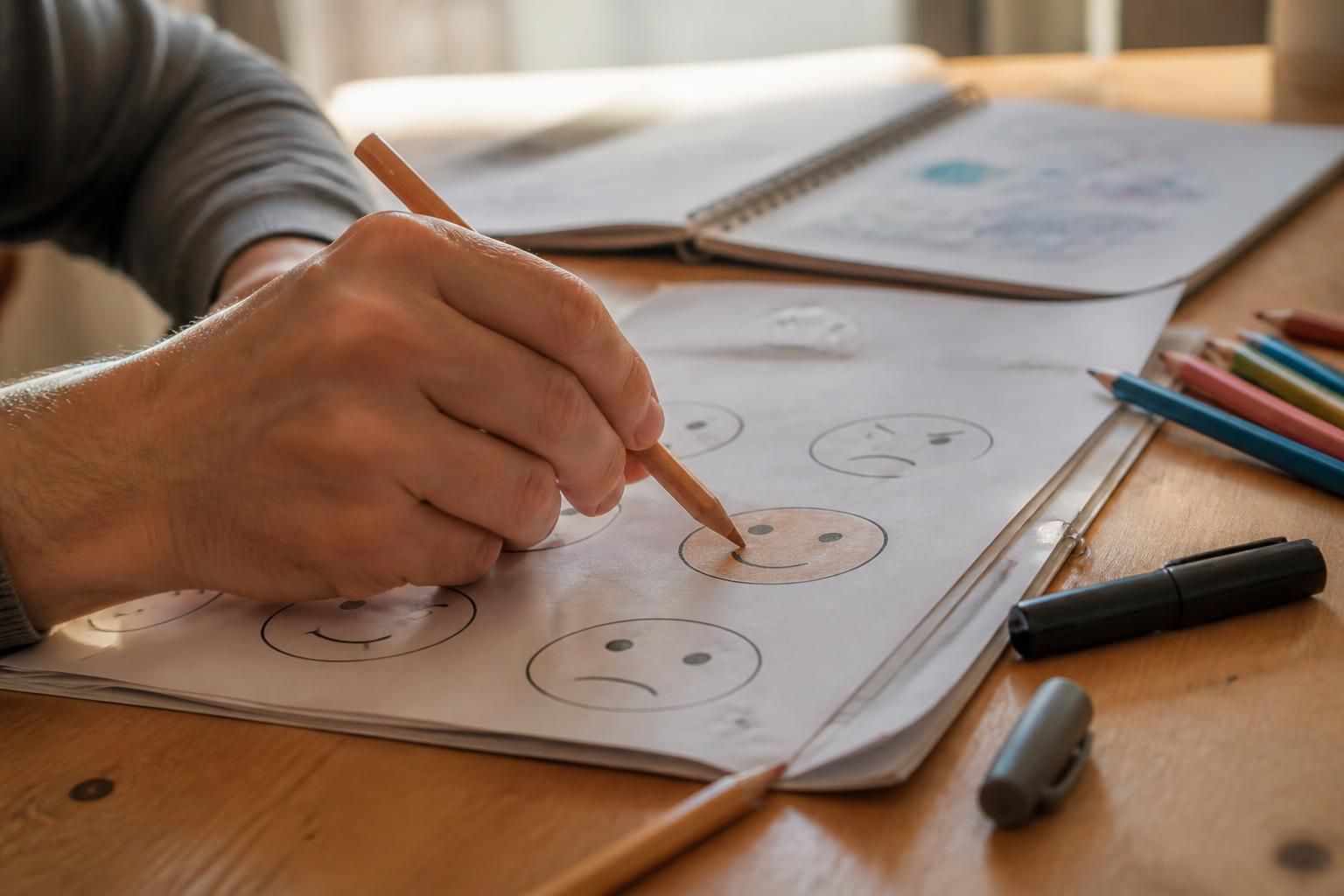 téléchargez et imprimez des exercices sur les émotions spécialement conçus pour aider les parents à accompagner leurs enfants dans la compréhension et la gestion de leurs sentiments.