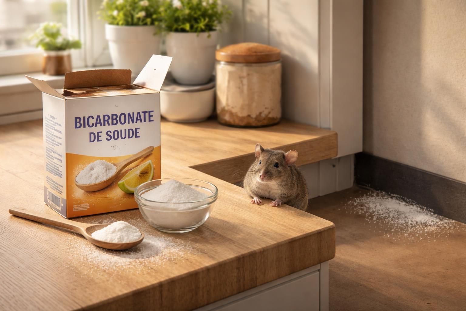 découvrez comment utiliser le bicarbonate de soude alimentaire pour éliminer efficacement les souris de votre maison grâce à des méthodes simples et naturelles.
