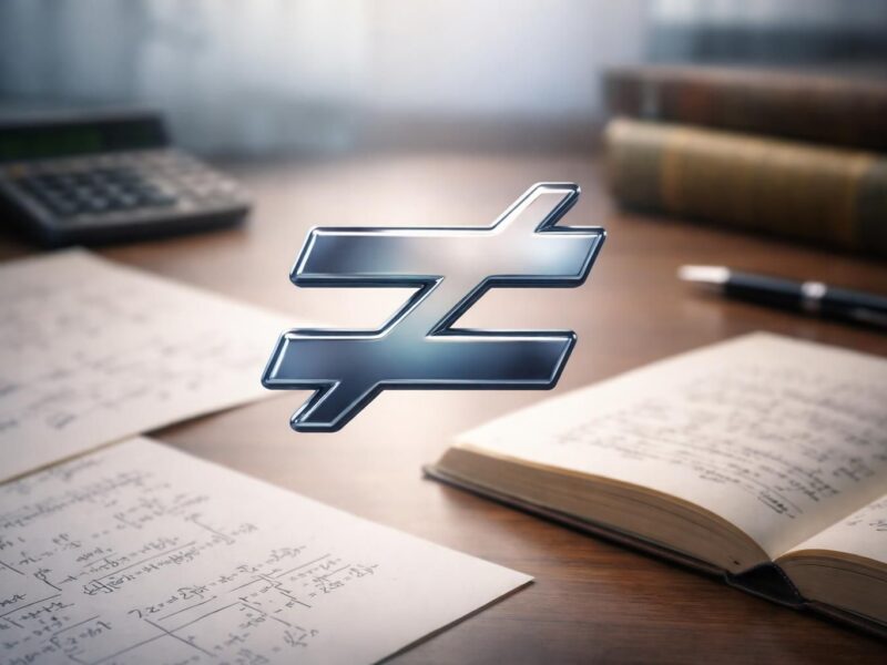 découvrez l'importance du symbole égal barré, un outil incontournable utilisé par les logiciens et les mathématiciens pour exprimer des concepts précis et rigoureux.